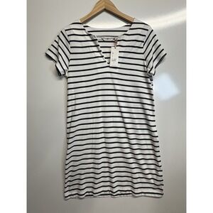 New Vineyard Vines Womens Sz S Blue And White Striped‎ Lined Dress